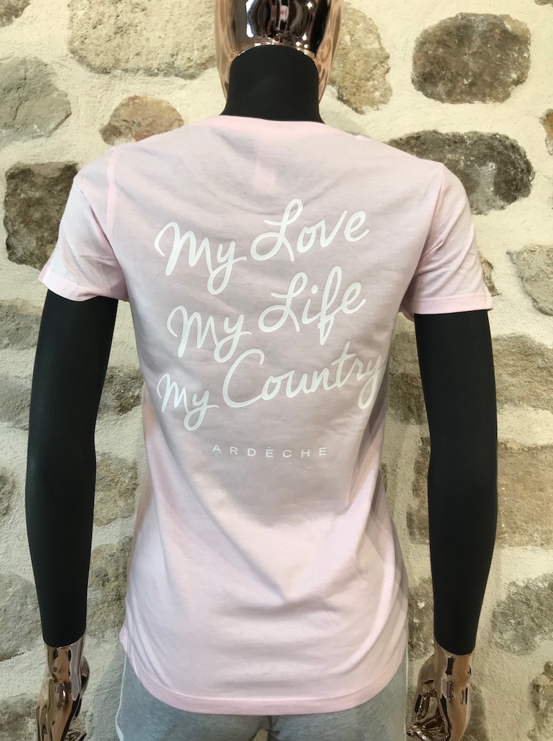 t-shirt femme sorbet basic dos t-shirt femme sorbet basic dos