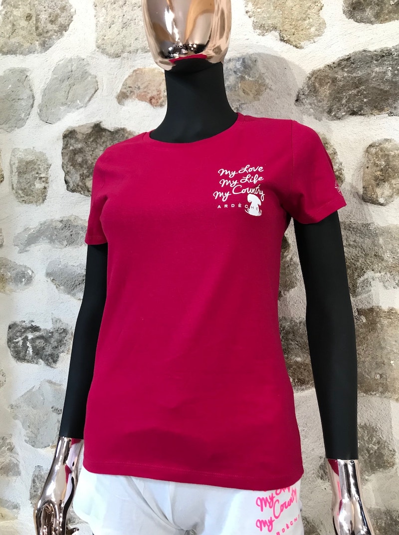 t-shirt-femme sorbet basic face