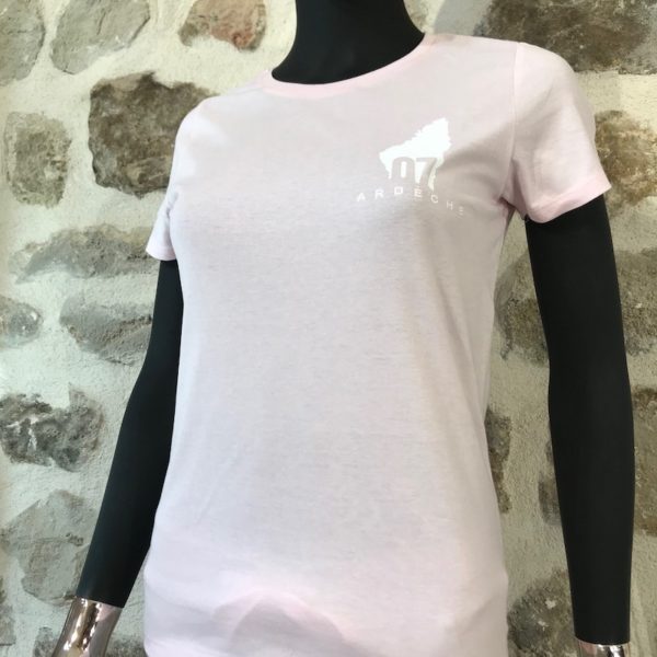 t-shirt femme sorbet basic face