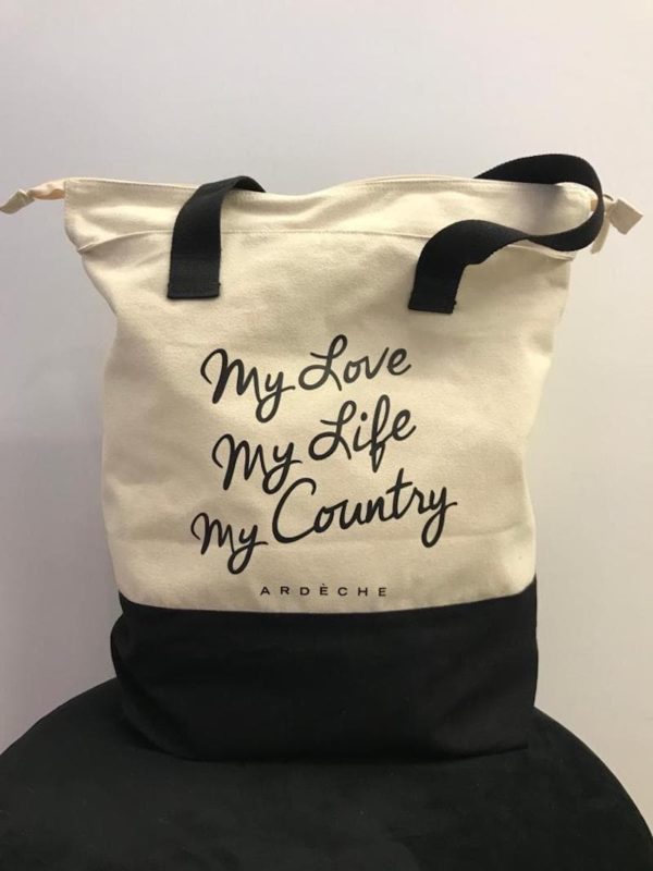 tote-bag ardeche noir