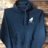 sweat shirt ardeche homme bleu face