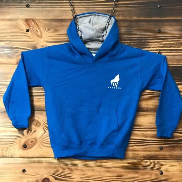 sweat shirt bleu enfant